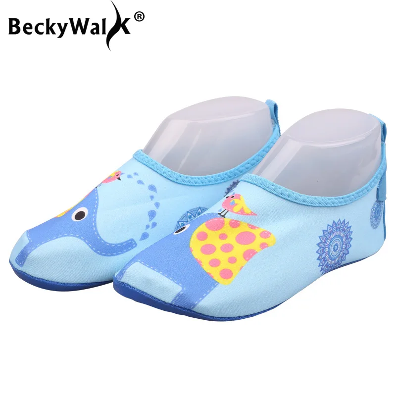BeckyWalk/пляжная обувь для плавания в бассейне детская водонепроницаемая