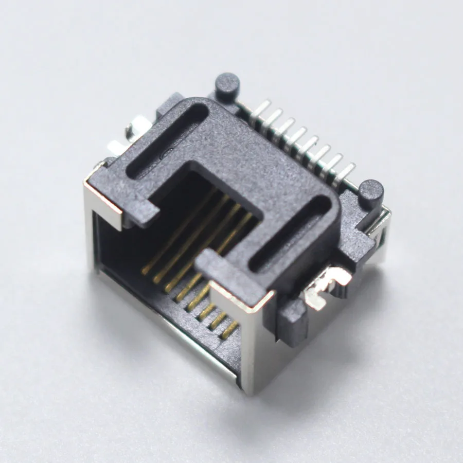 Сетевой разъем RJ45 2 шт. 8P Сетевая розетка Shenboard SMD интерфейс для ноутбука H = 8