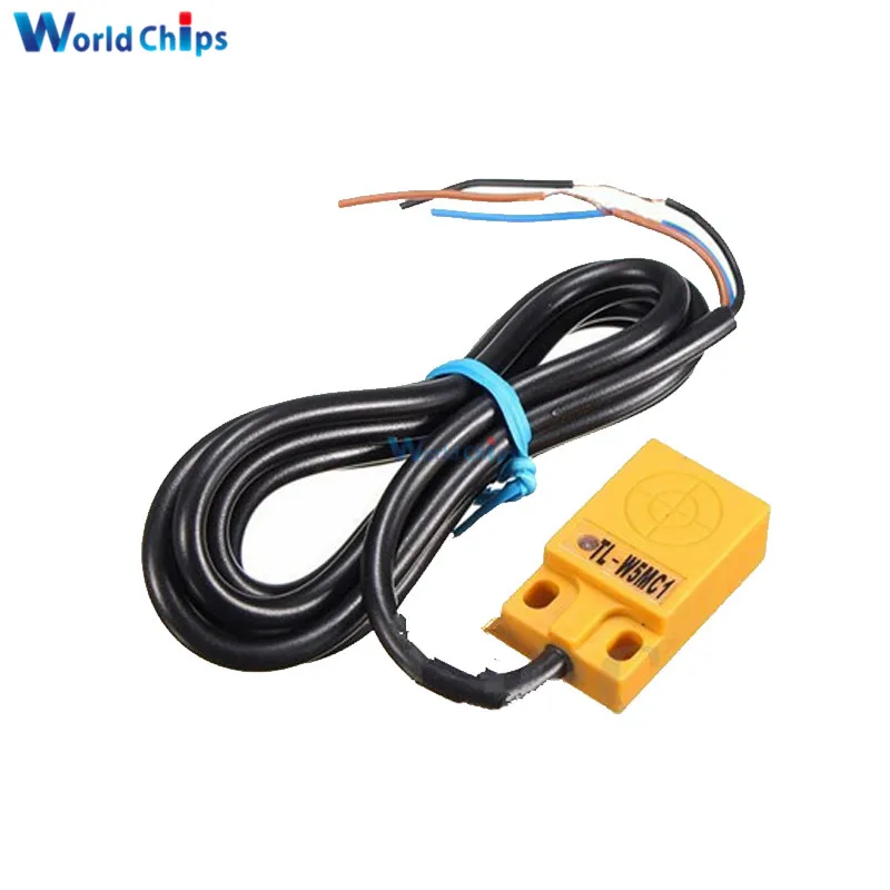 TL-W5MC1 5 мм 3 провода Индуктивный датчик обнаружения переключатель NPN DC 6-36 в