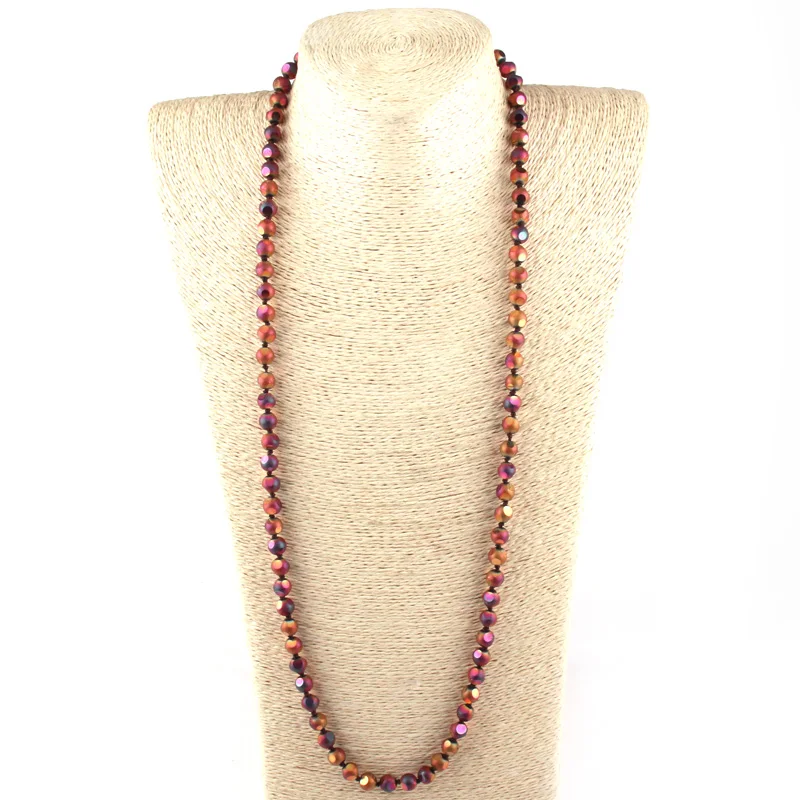 MOODPC модные богемные ювелирные изделия длинная повязка на шее многогранное