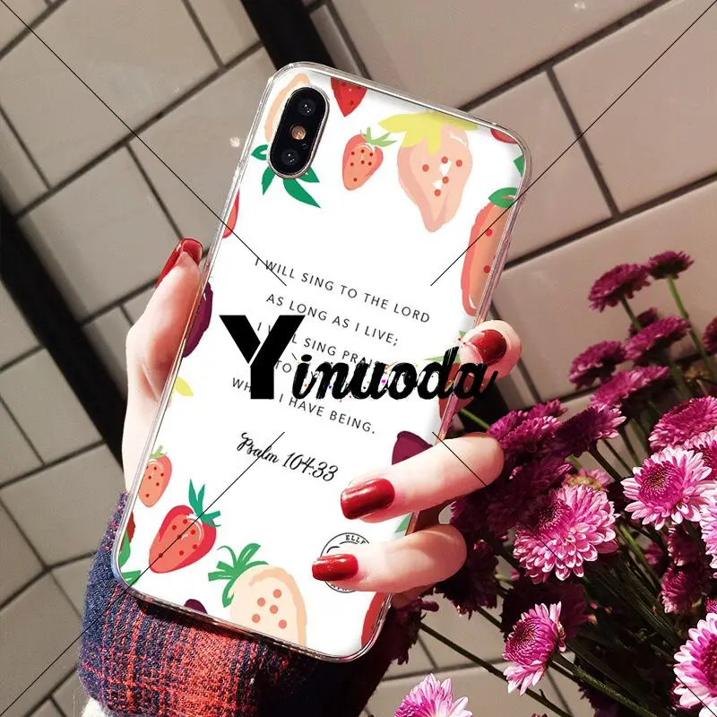 Yinuoda Библейский стих филиппийский Иисус Христос христианский чехол для