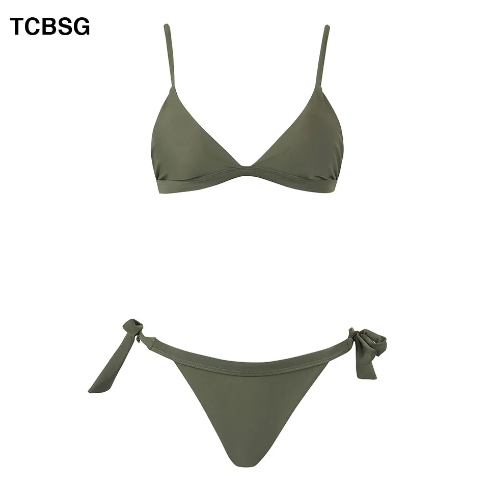 Новинка 2019 купальники TCBSG бикини сексуальный женский купальник летний комплект
