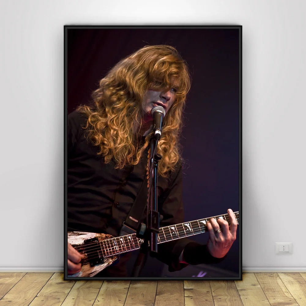 David Scott Mustaine Art Silk Poster Home Decor 12x18 16x24inch | Дом и сад