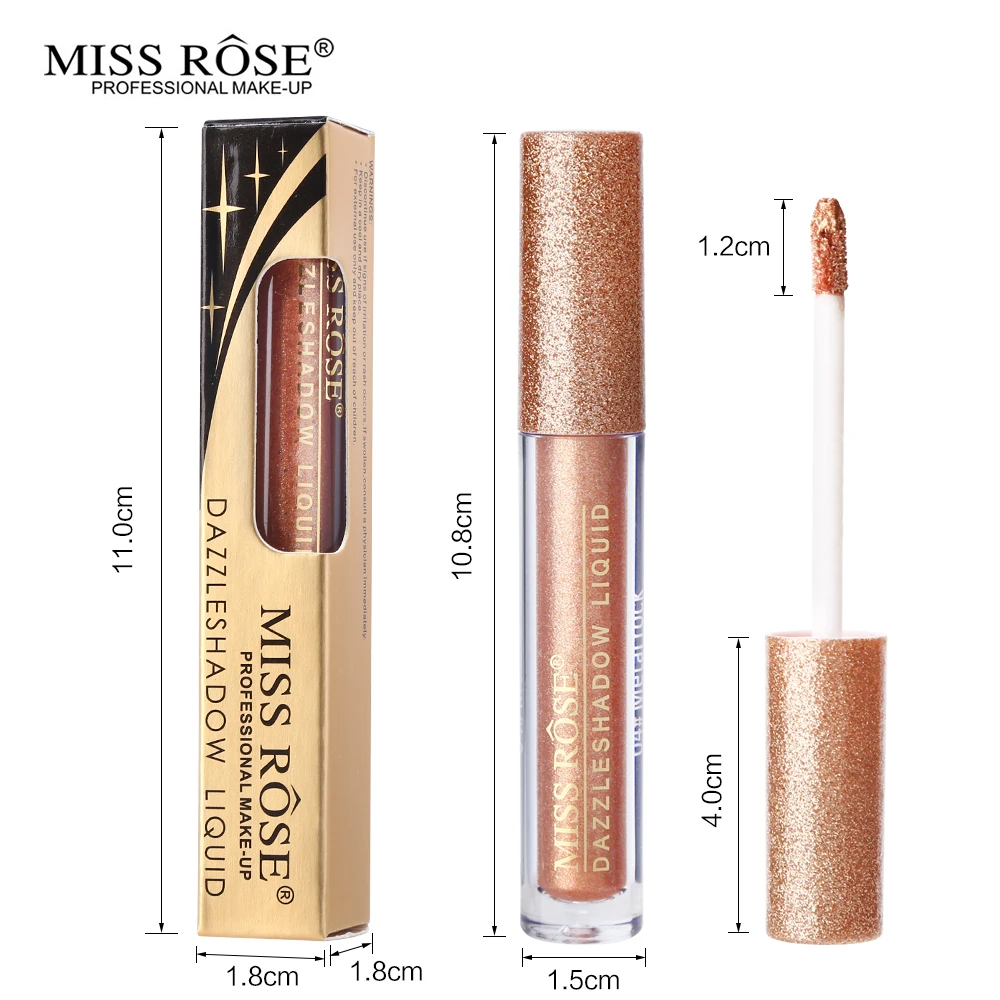 Miss Rose Русалка жидкие тени для век гель блеск Тени оттенок макияж