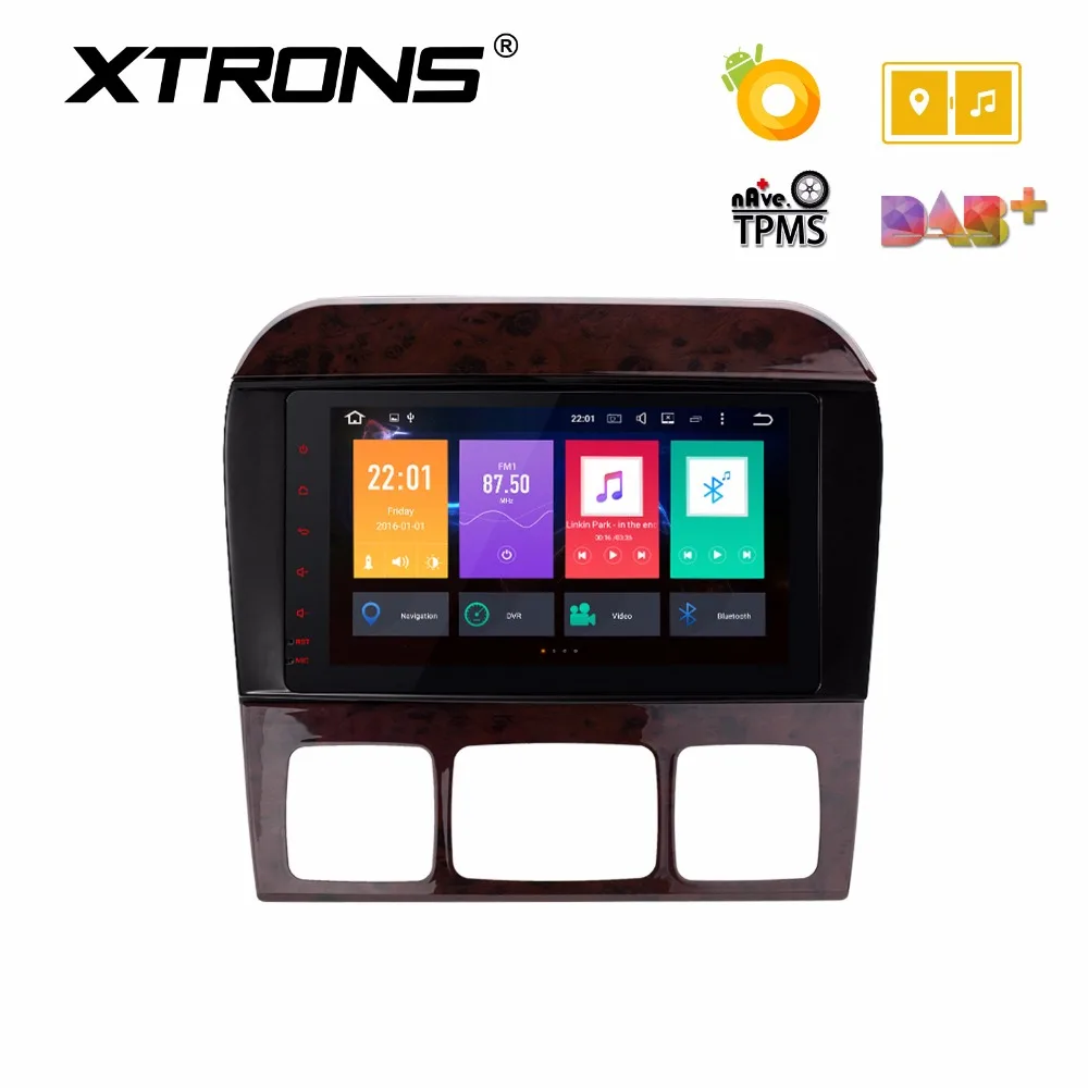 XTRONS 8&quot Radio Android 8.0 Octa Core Car NO DVD Player GPS DAB+ for Mercedes Benz W220 S280 S320 S350 S400 S430 S500 1998-2005 |