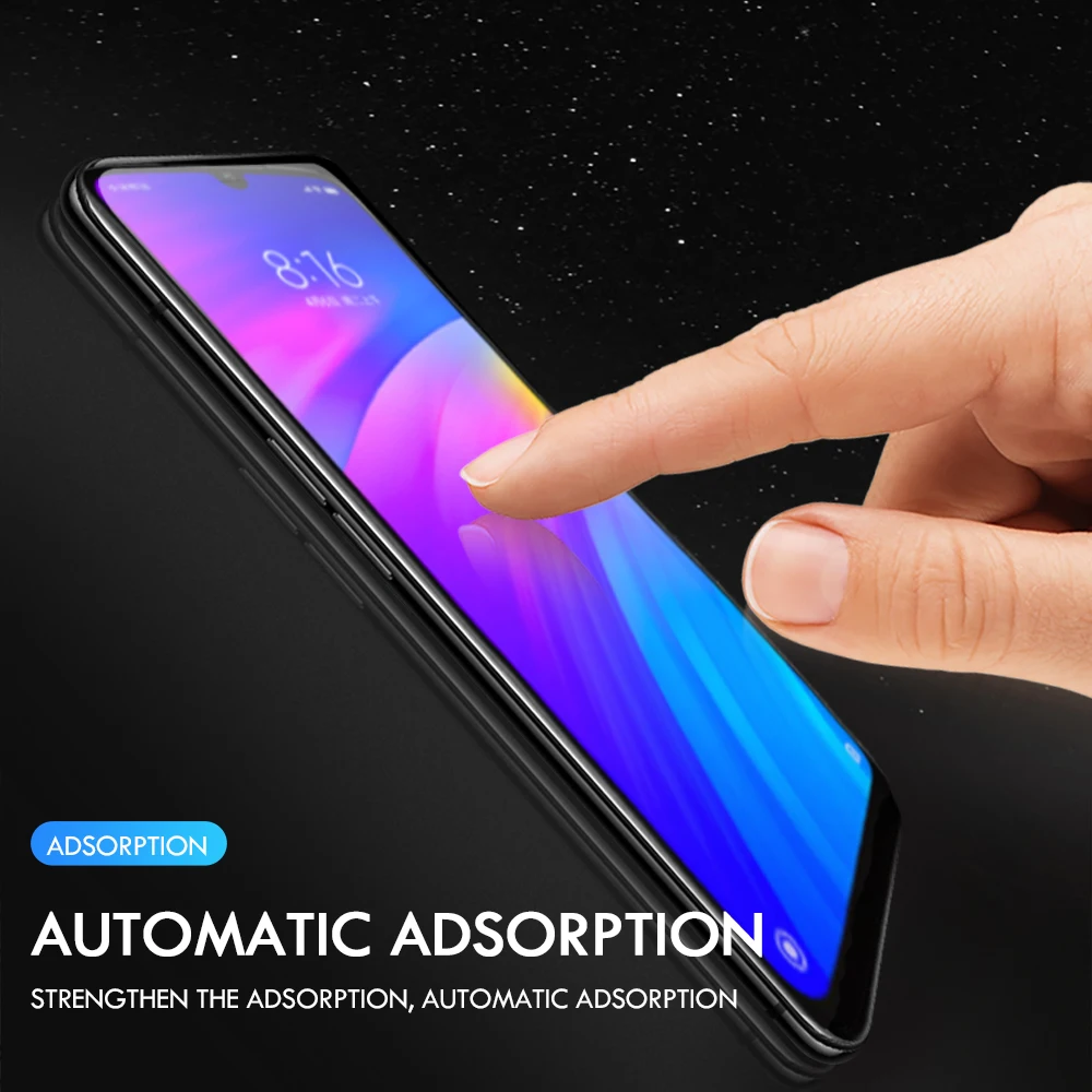 Для Xiaomi Redmi 7 защитная пленка для экрана Phenvel Анти-взрыв Закаленное стекло пленка для Redmi Note 7 Pro Полное покрытие защитное стекло