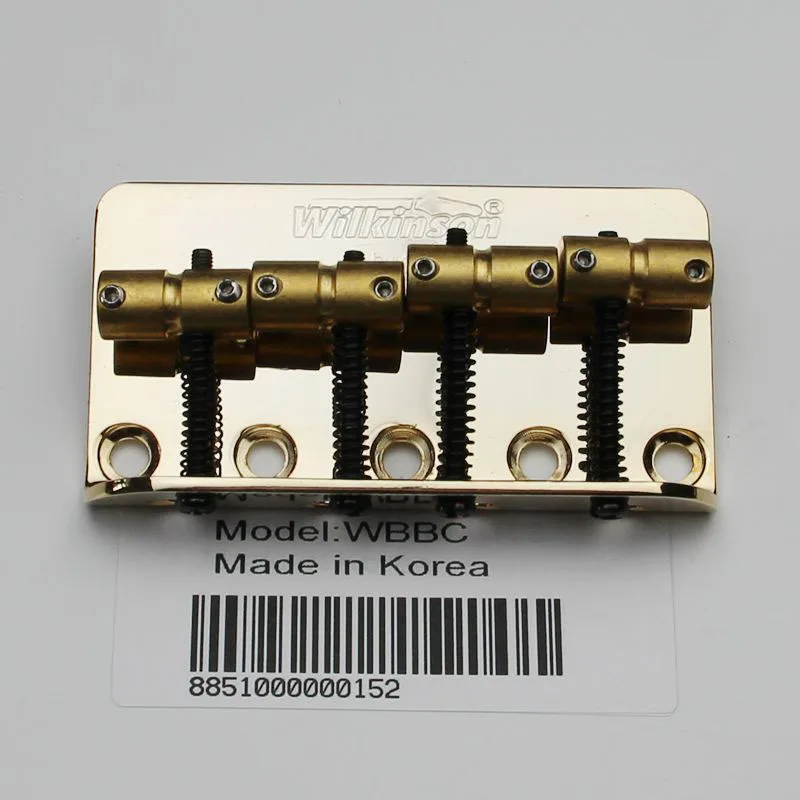 WBBC бас гитара мост Wilkinson латунь седла в хроме черный или золотой | Спорт и