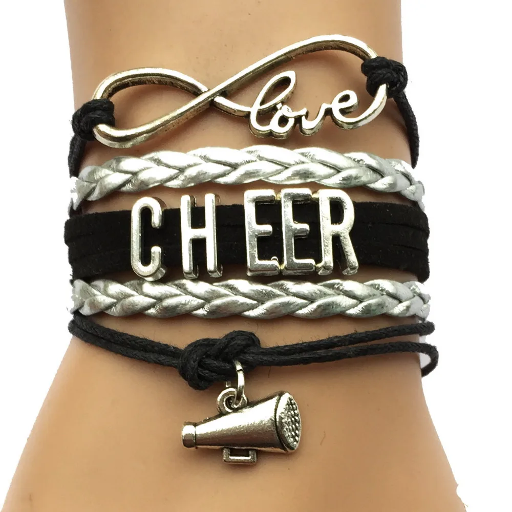 Прямая поставка Браслеты Infinity Love Cheer | Украшения и аксессуары