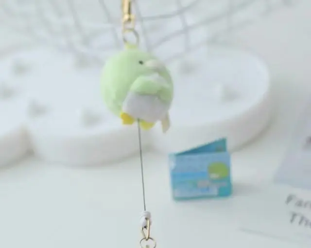 1 шт. Kawaii Japan Corner биология гибкий брелок Sumikko Corner Животное Мультфильм плюшевая игрушка брелок Подвеска сумка украшения