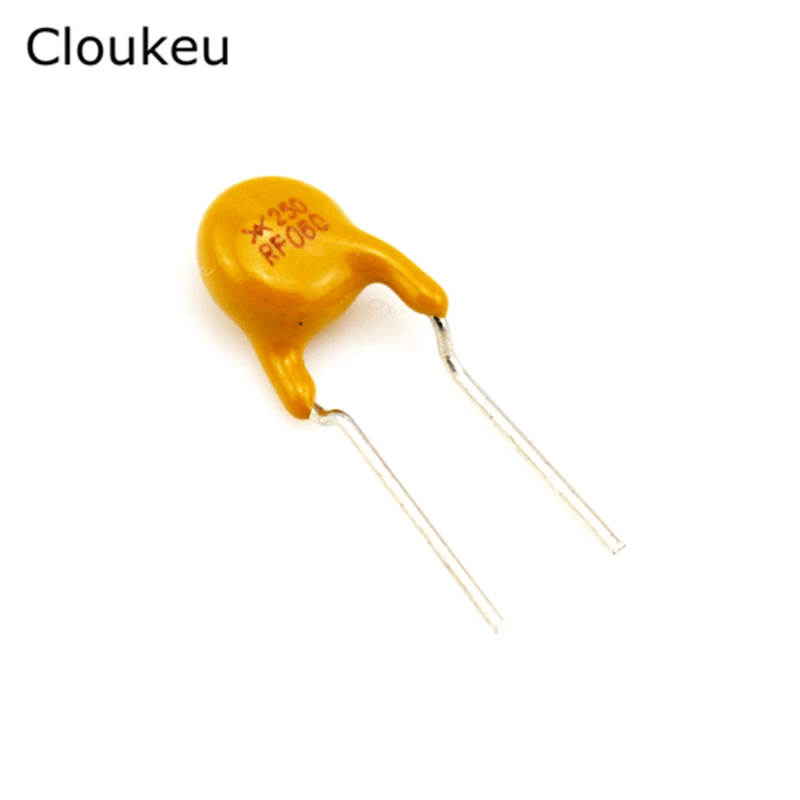 

Сбрасываемый предохранитель TRF250-060 PPTC, 10 шт., 250 в, а, 60 мА, RF060