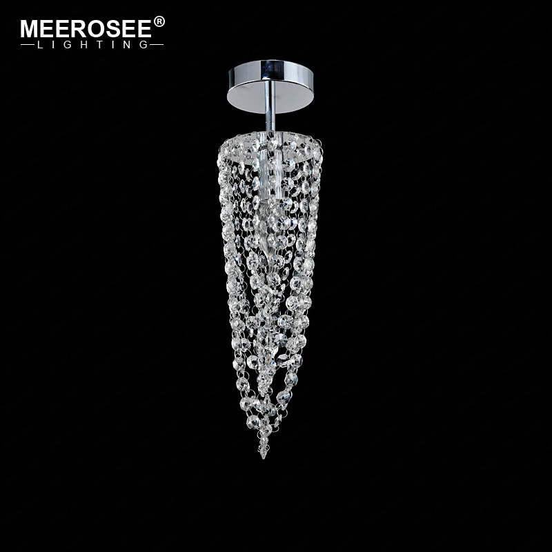 Маленькая Хрустальная люстра современный миниатюрный потолочный светильник для
