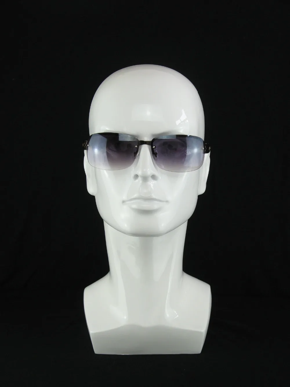 New man Mannequin Manikin Head Hilarious Mould Show Stand Model Cosmetology men's head model AILY0037 Black | Дом и сад