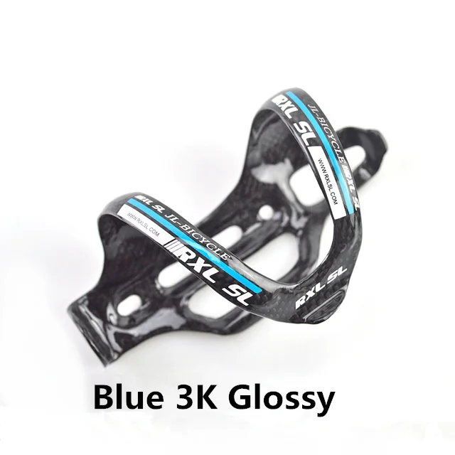 RXL SL велосипедный держатель для велосипедной бутылки MTB 3 K Глянцевая красная/желтая/синяя/зеленая легкая карбоновая Клетка для велосипеда - Цвет: Красный