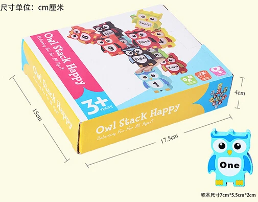 Игрушечный робот сделай сам в виде совы деревянная балансировочная игрушка для