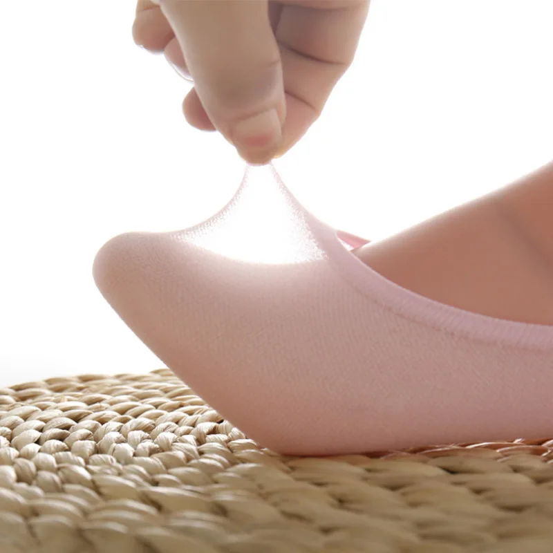 Распродажа 1 пара шелковых коротких носков летние дышащие силиконовые