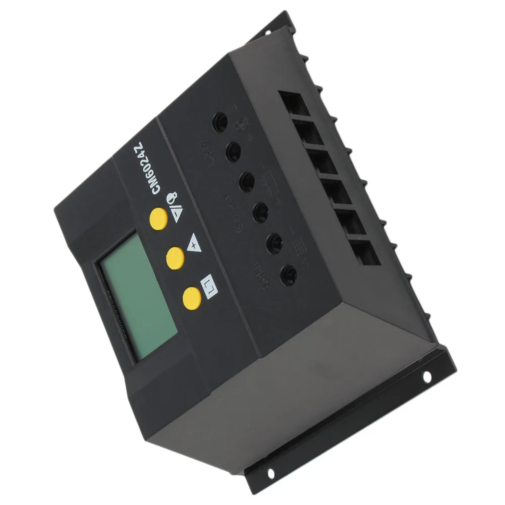 PY6024Z PWM charge mode 60A 12-24V Solar Regulator Charge Controller LCD Genetator Voltage Control | Обустройство дома