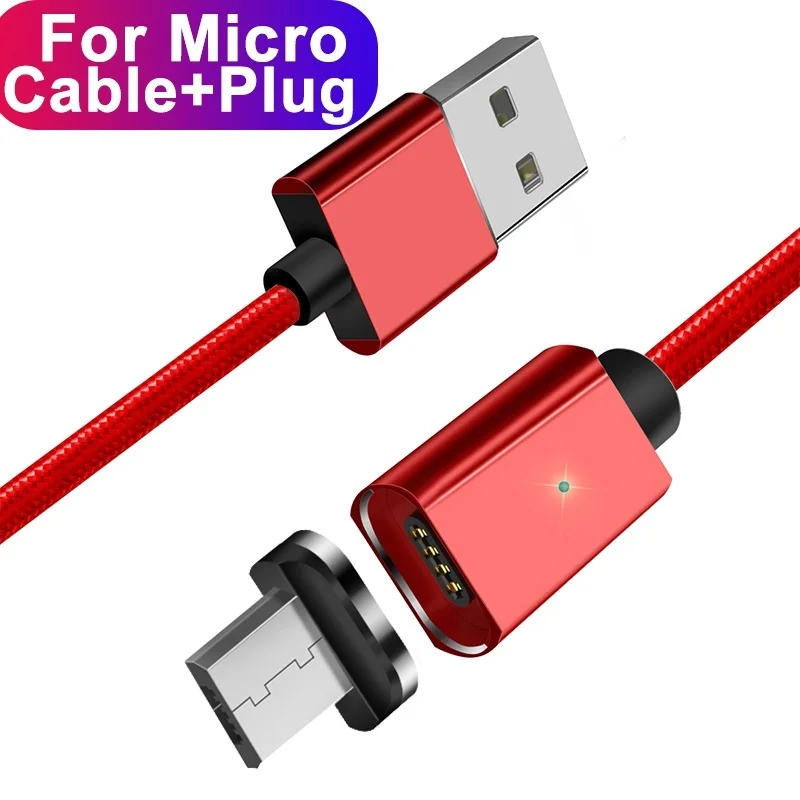 Зарядный кабель Магнитный USB кабель для передачи данных для iPhone быстрой зарядки Тип-C кабель микро-usb для samsung Galaxy A70 A50 A30 Kabel Magnetyczny