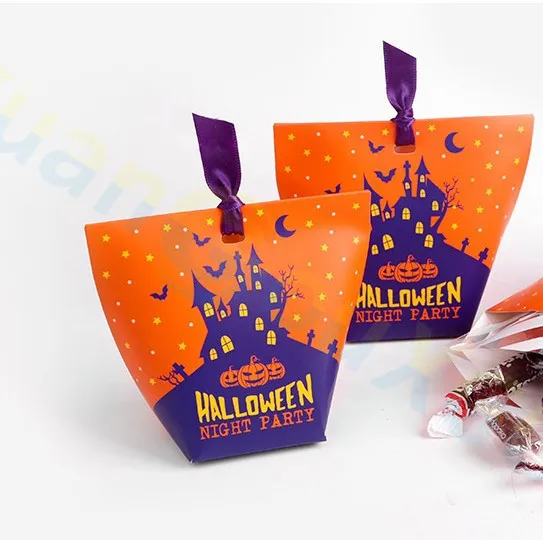 Хэллоуин пасхальное праздничное украшение Тыква призрака бумажный пакет для