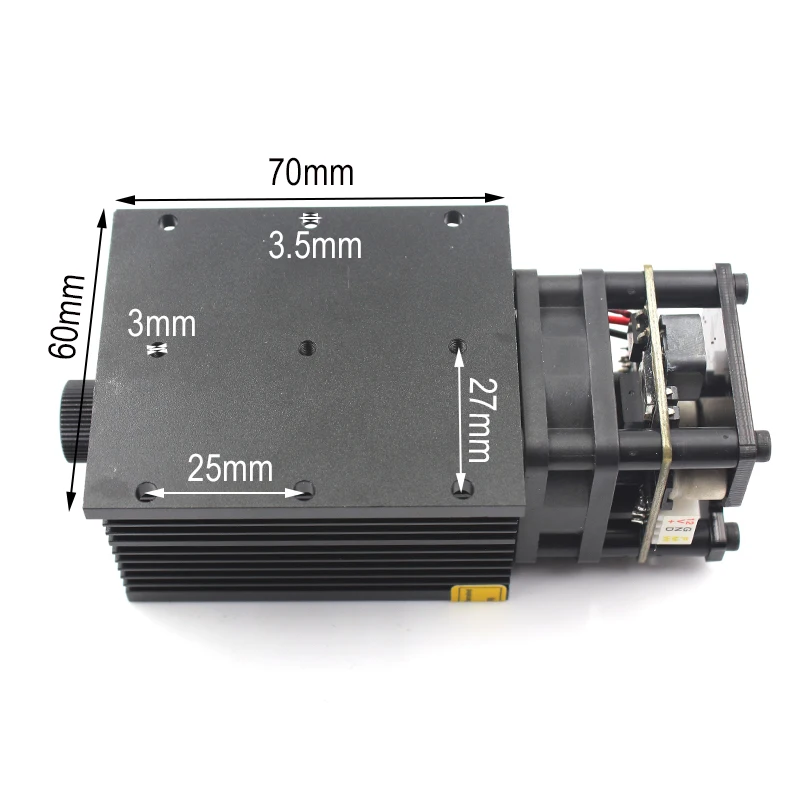 Oxлазеры 12V 450nm 15 Вт 15000 мВт большой HeadBlue лазерный модуль для DIY гравировальный