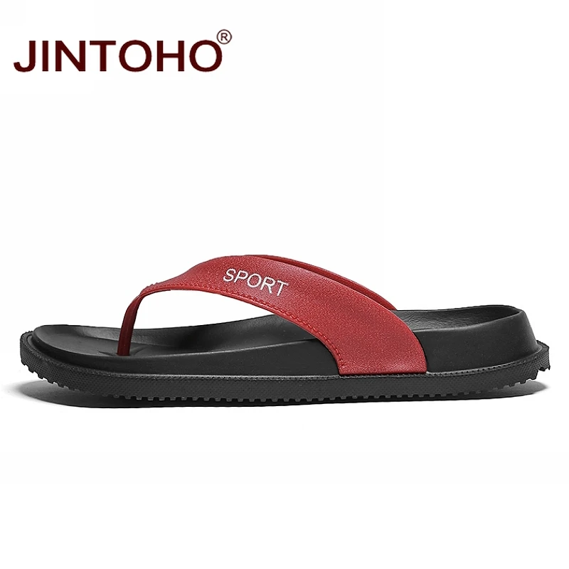 JINTOHO/модные мужские шлепанцы пляжная обувь недорогие для массажа | Обувь