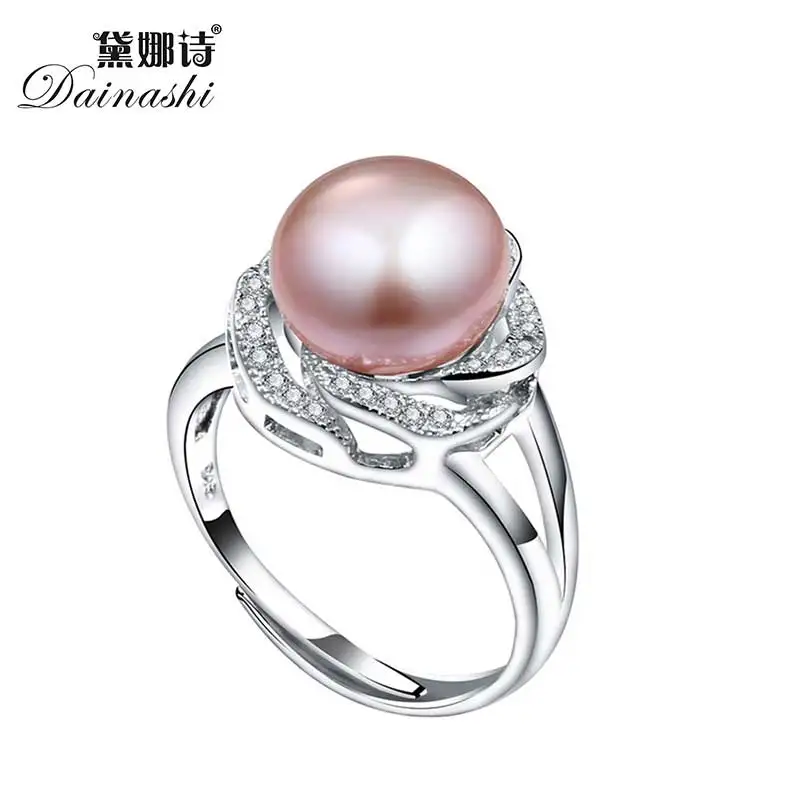 Горячие 3 цвета кольца с натуральным пресноводным жемчугом для женщин хороший