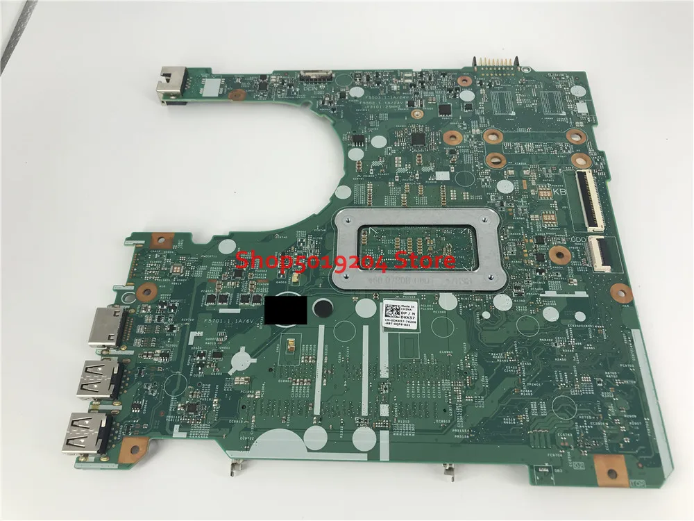 Материнская плата CN-0DKK57 для DELL Inspiron 15 3467 3567 материнская плата портативного компьютера с SR2ZU I5-7200U процессор 15341-1 91N85 0DKK57 DKK57