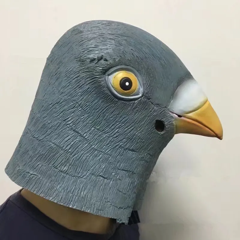1 шт. страшная маска голова голубя 3D латексный реквизит косплей костюм животного