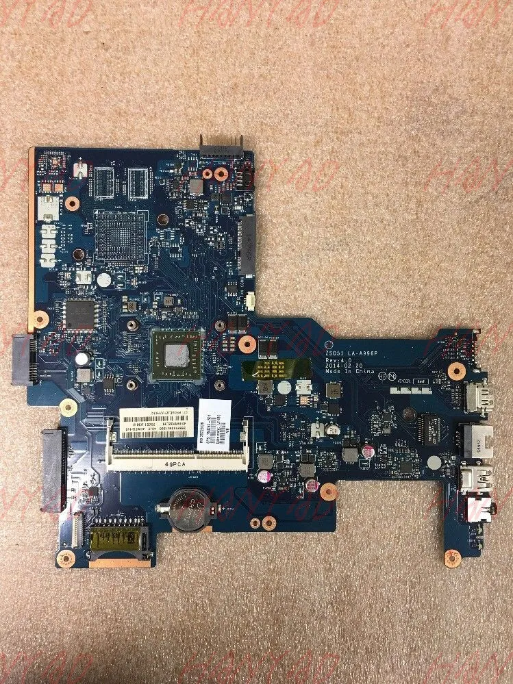 Материнская плата для ноутбука HP 15-G 764261-501 материнская ZSO51 с процессором A8 100%