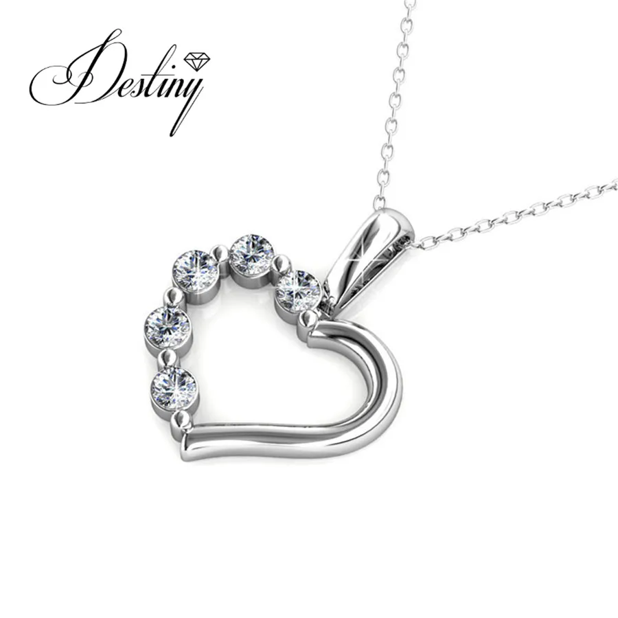 Destiny Jewellery сердце подвеска украшена кристаллами от Swarovski дерево жизни кулон DP0052 |