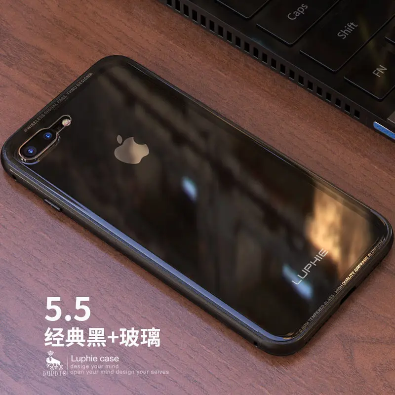 Роскошный чехол для Apple iPhone 7 8 Plus X 10 XS Max XR прозрачный чехол стеклянная задняя крышка телефона для etui iPhone 7 8 Plus чехол