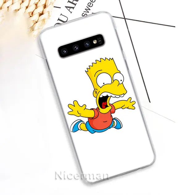 10 Чехол для телефона для samsung Galaxy S10e S10 S8 S9 плюс S6 S7 край A40 A50 A70 M20 крышка Гомер J. Симпсон жесткий поликарбонатный чехол - Цвет: 10