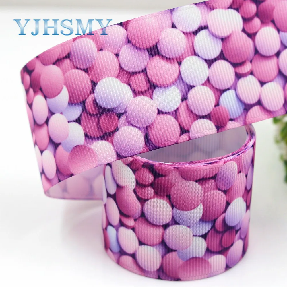 YJHSMY, G-18716-611, 38 мм 10 ярдов мультфильм печатных корсажные ленты, DIY ручной работы аксессуары для волос материал свадебный подарок обёрточная бумага