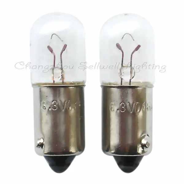 Great! 1000 Picecs/lot 6.3v 0.15a Ba9s T10x28 Miniature Lamp Bulb A369 |