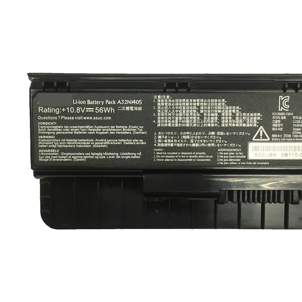10 8 V 56Wh A32N1405 новый оригинальный аккумулятор для ноутбука Asus G551/551J/551JK /551JM G771 /771J /771JK
