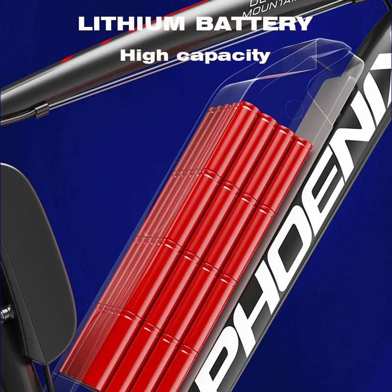 26inch electric mountain bike 36v lithium battery 250w high speed motor ebike carbon steel EMTB | Спорт и развлечения