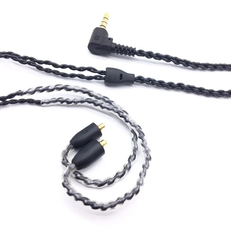 DIY SE215 HIFI гарнитура MMCX обновленный кабель для Shure SE315 наушники кабели наушников