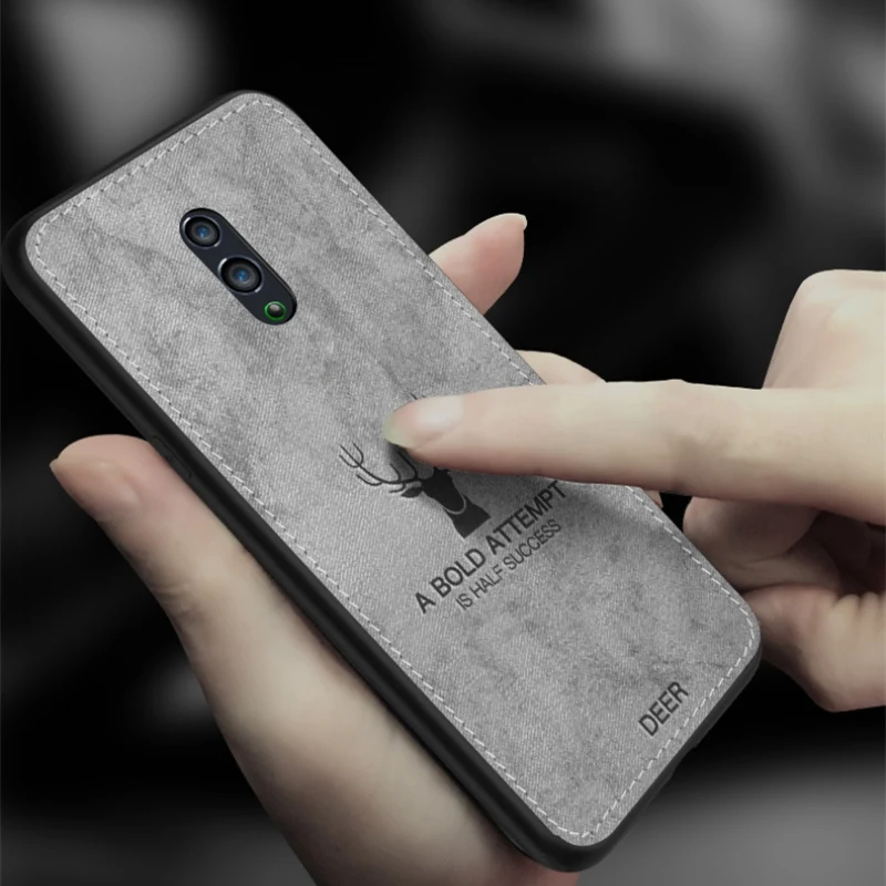 Классический тканевый чехол для OPPO Reno 10X Zoom Z телефона с животным дизайном ТПУ