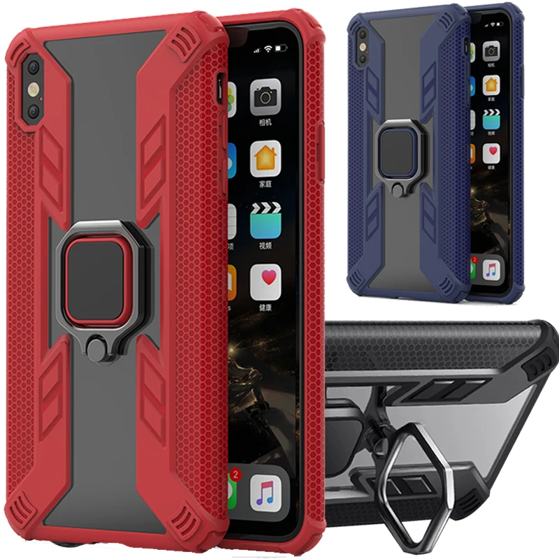 Бронированный чехол для Apple iPhone XS XR 10 X R MAX iphne XMAX XSMAX 10R 10S Адсорбция подставка Aphone RX