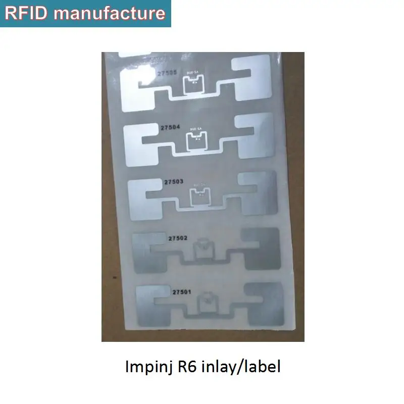 100 шт./лот Бесплатная доставка impinj R6 чип инкрустация пассивная клейкая epc большой