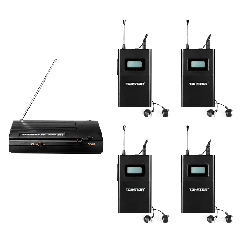 Takstar wpm 200/wpm200 UHF диапазон частот стерео Беспроводная гарнитура сценические