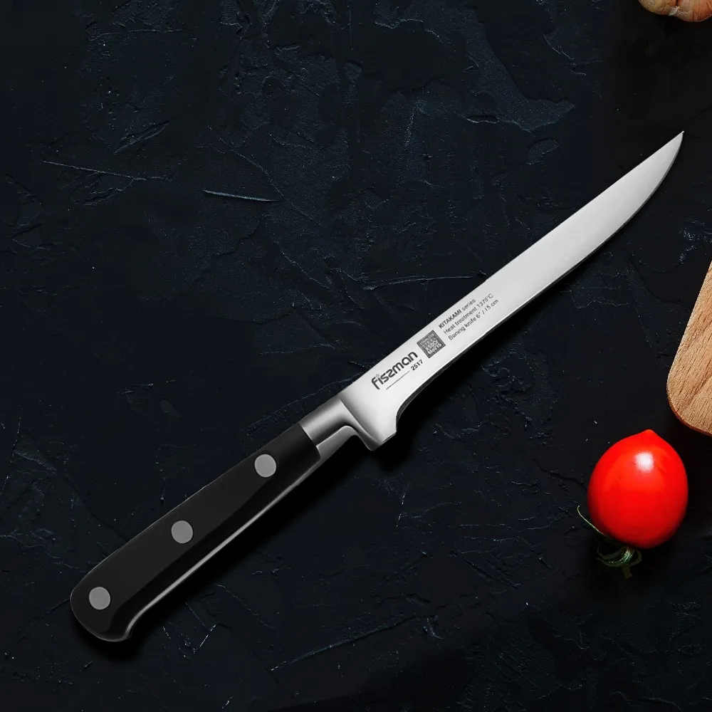 FISSMAN 6-дюймовый нож для косточек серия KITAKAMI немецкие стальные кухонные ножи | Дом и