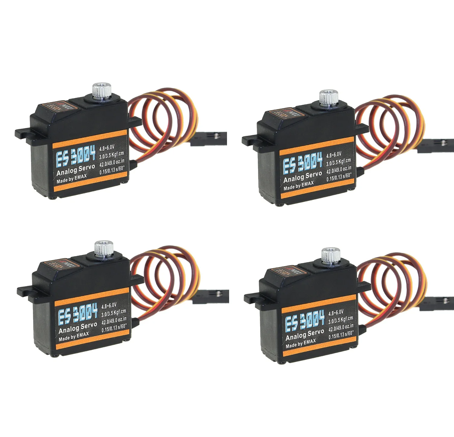 

4pcs/lot Emax ES3004 Analog Mini Servo For RC Model in High Quality Wholesale update ES3104 Servo