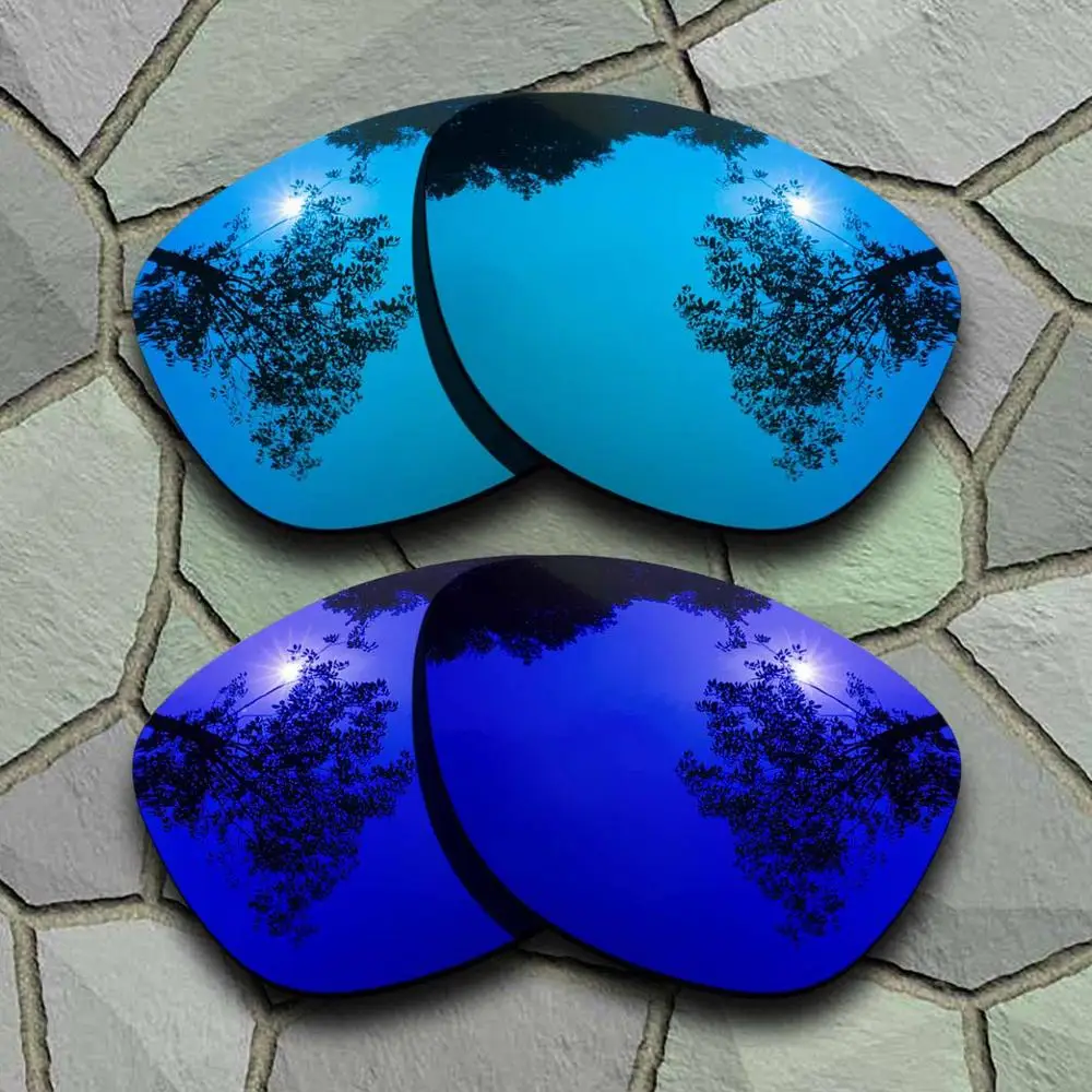 Sky Blue-Violet Blue Солнцезащитные очки поляризованные Сменные линзы для Oakley Frogskins-сорта - Цвет линз: Sky Blue-Violet Blue