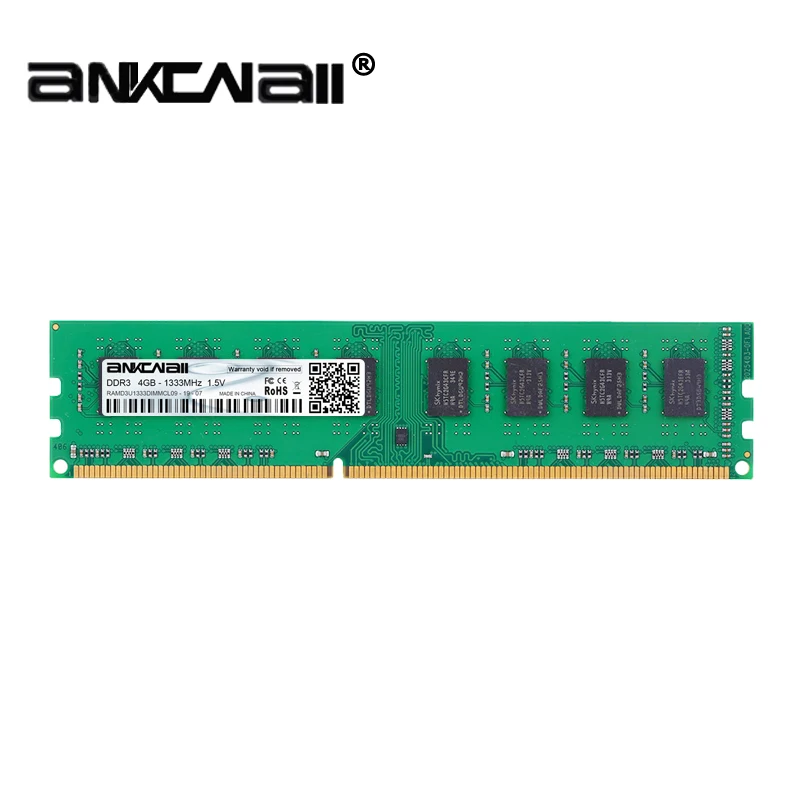 Оперативная память ANKOWALL DDR3 8 ГБ 4 Гб 1600 МГц 1333 240 контактный разъем 1 5 в ОЗУ для