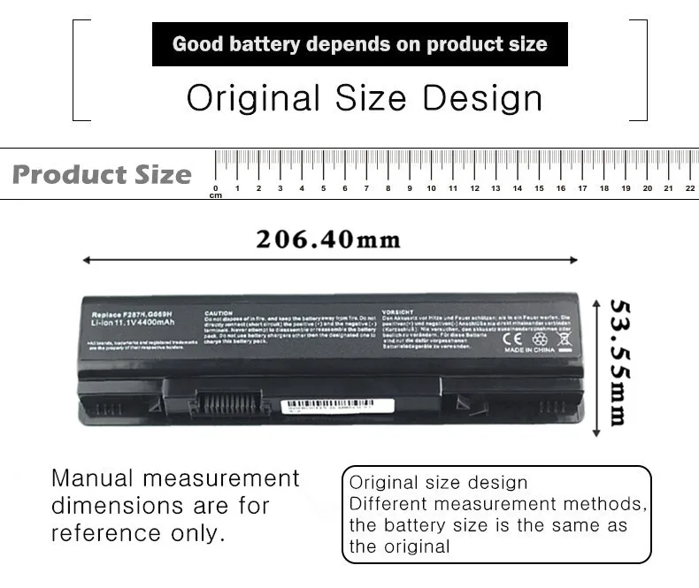 Аккумулятор для ноутбука Dell Vostro 1014 1015 1088 A840 A860 Inspiron 1410 F286H F287F F287H G066H G069H PP37L