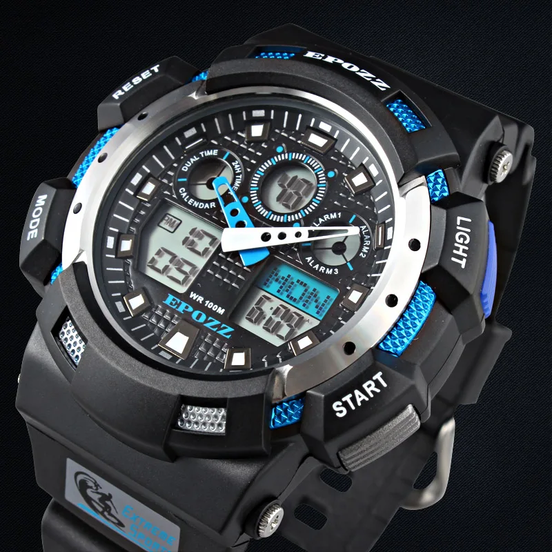 Часы наручные мужские кварцевые со светодиодный ным дисплеем 100 м|watch for|watches for