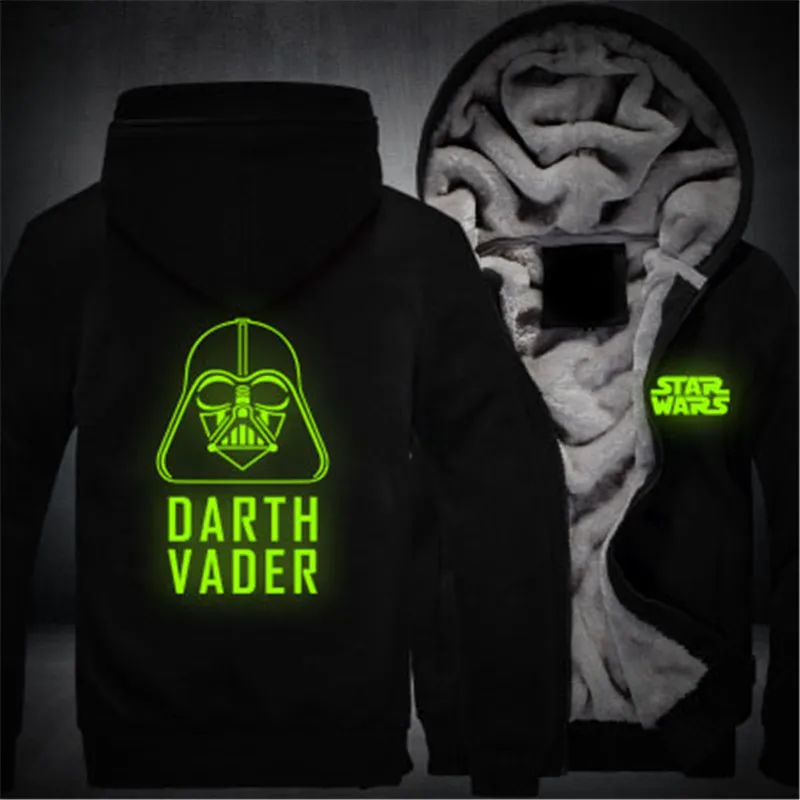 Dropshiping Для мужчин женщин Star Wars Hoodie Дарт Вейдер рыцаря Зимние флисовые кофты