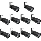 10 шт. Лидер продаж 3 Вт светодиодный Pinspot красный зеленый синий белый луч Точечный светильник для зеркальных шариков Домашняя вечеринка DJ диско Эффект бара сцсветильник