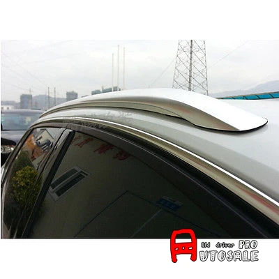 Направляющие на крышу из алюминиевого сплава серебристые рейки боковые