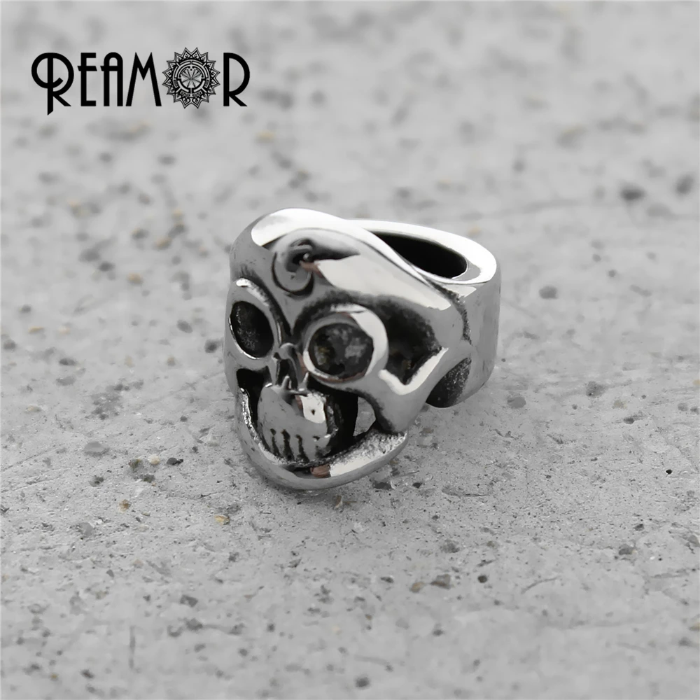 Европейские металлические шармы из нержавеющей стали REAMOR панковские шарики в